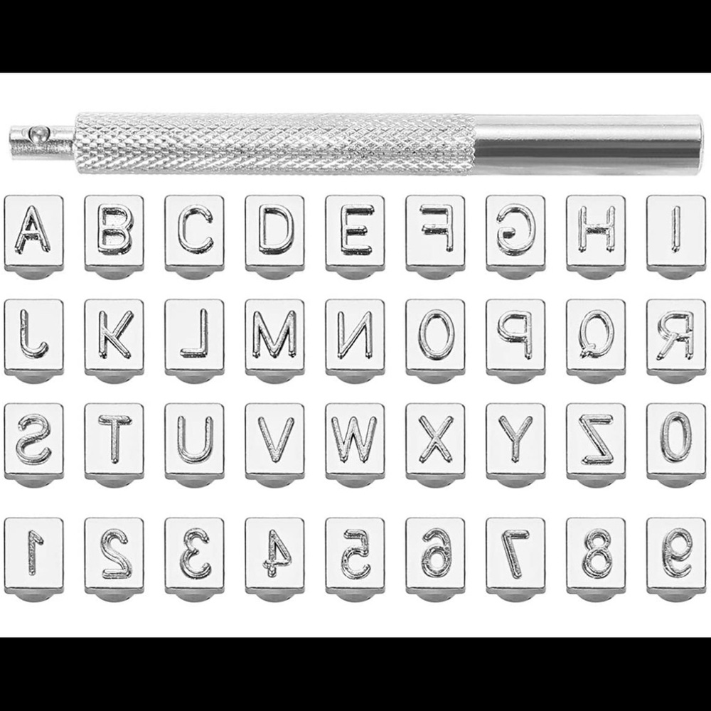 ‼️SOLD ON Ⓜ️‼️ Metal Stamps Punch Set